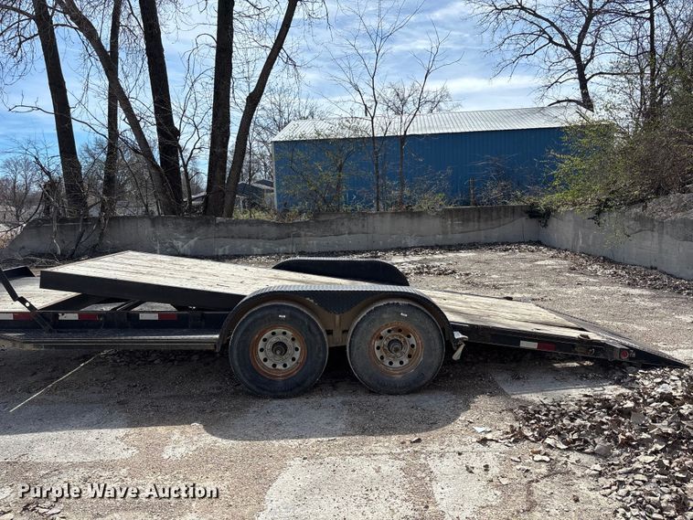 image for item FB3613 2015 Horse Creek Mfg. tilt deck equipment trailer