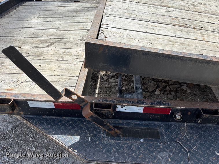 image for item FB3613 2015 Horse Creek Mfg. tilt deck equipment trailer