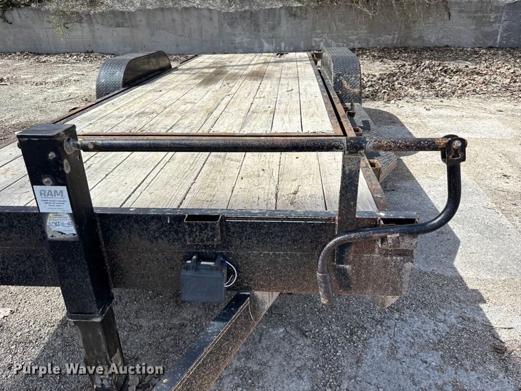 image for item FB3613 2015 Horse Creek Mfg. tilt deck equipment trailer