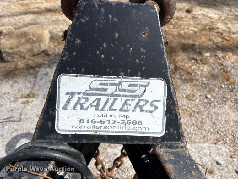 image for item FB3613 2015 Horse Creek Mfg. tilt deck equipment trailer