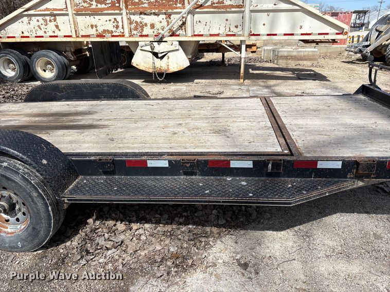 image for item FB3613 2015 Horse Creek Mfg. tilt deck equipment trailer
