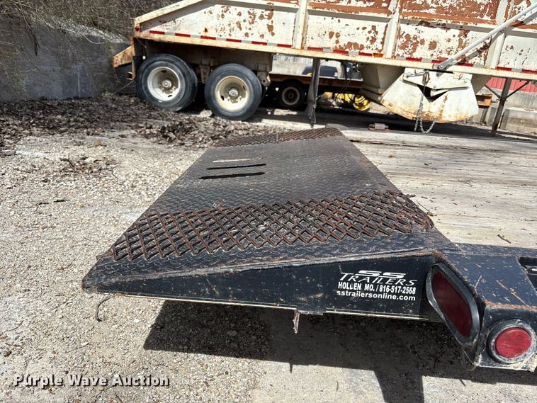 image for item FB3613 2015 Horse Creek Mfg. tilt deck equipment trailer