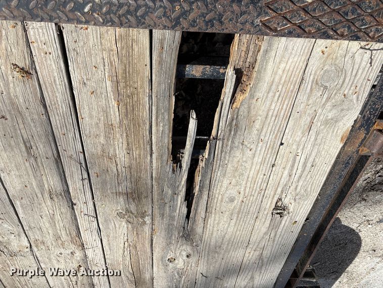 image for item FB3613 2015 Horse Creek Mfg. tilt deck equipment trailer