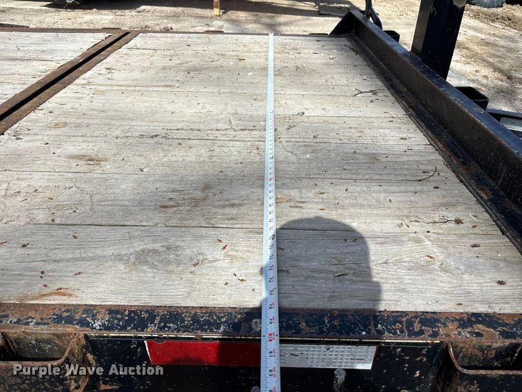 image for item FB3613 2015 Horse Creek Mfg. tilt deck equipment trailer