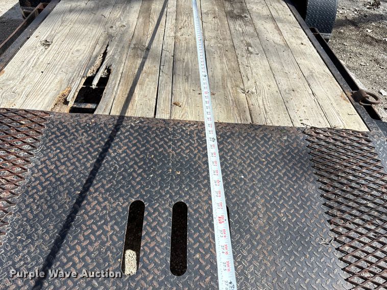 image for item FB3613 2015 Horse Creek Mfg. tilt deck equipment trailer