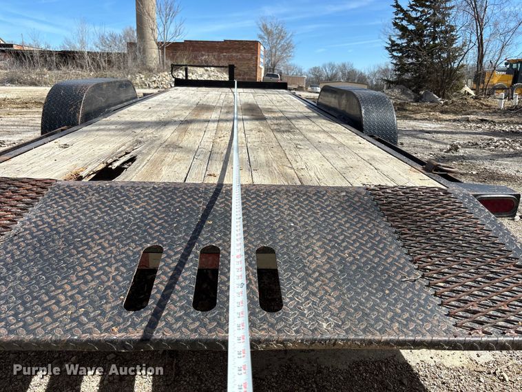 image for item FB3613 2015 Horse Creek Mfg. tilt deck equipment trailer