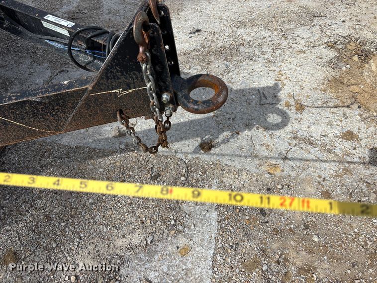 image for item FB3613 2015 Horse Creek Mfg. tilt deck equipment trailer