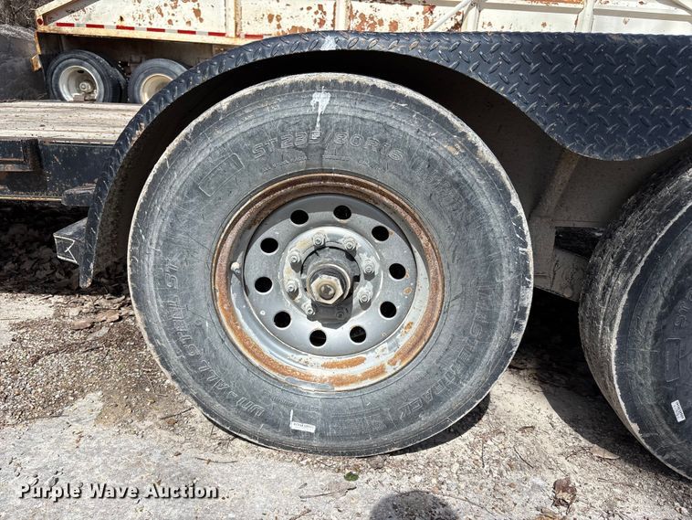 image for item FB3613 2015 Horse Creek Mfg. tilt deck equipment trailer