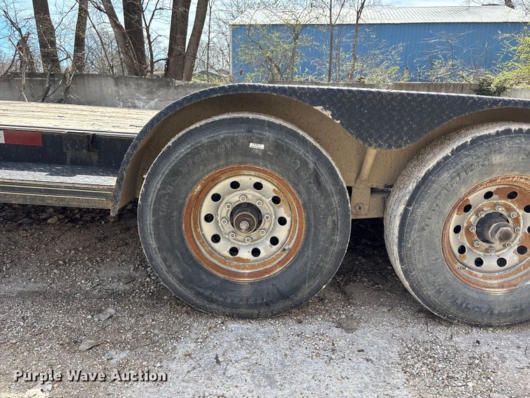 image for item FB3613 2015 Horse Creek Mfg. tilt deck equipment trailer