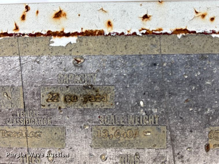 image for item FB3616 2005 Corn Belt Mfg. bottom dump trailer