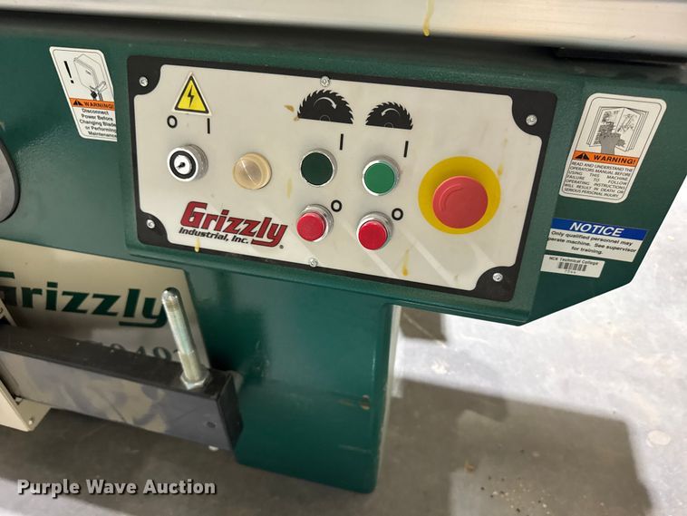 image for item FB7119 Grizzly G0493 sliding table saw