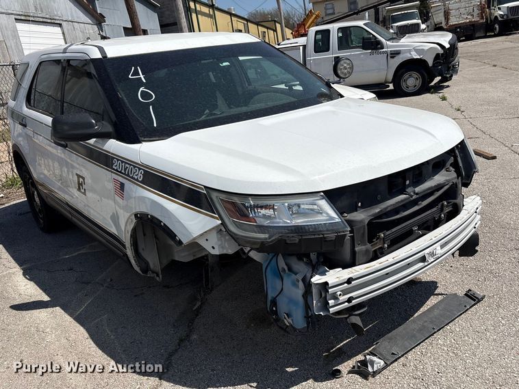 image for item FB8653 2017 Ford Explorer Police Interceptor SUV