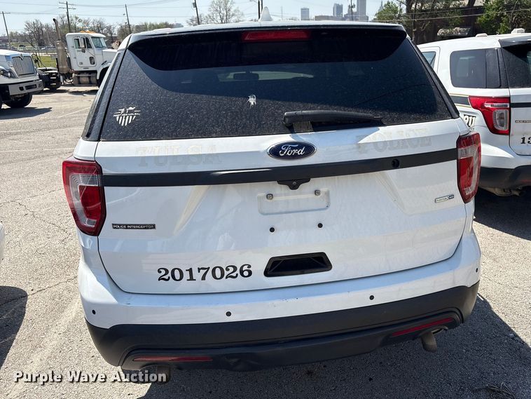 image for item FB8653 2017 Ford Explorer Police Interceptor SUV