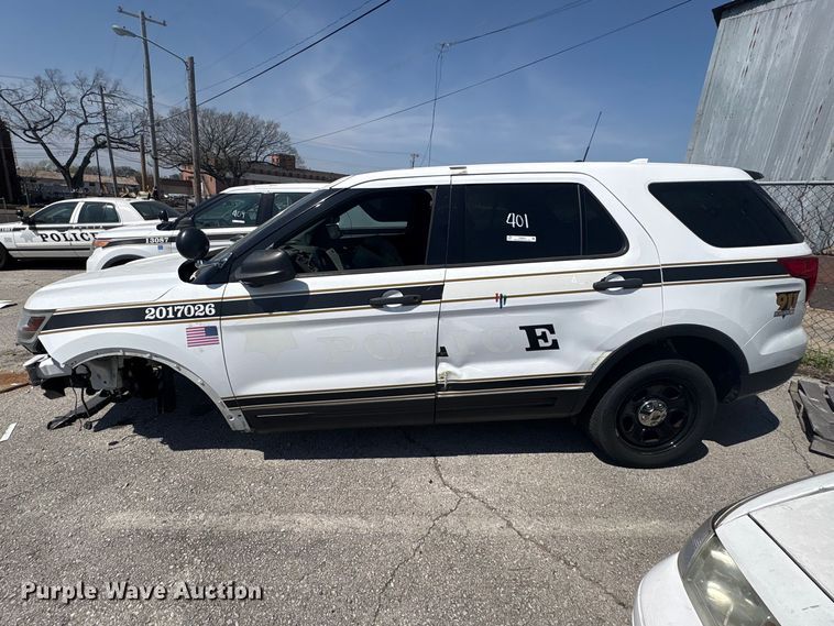 image for item FB8653 2017 Ford Explorer Police Interceptor SUV
