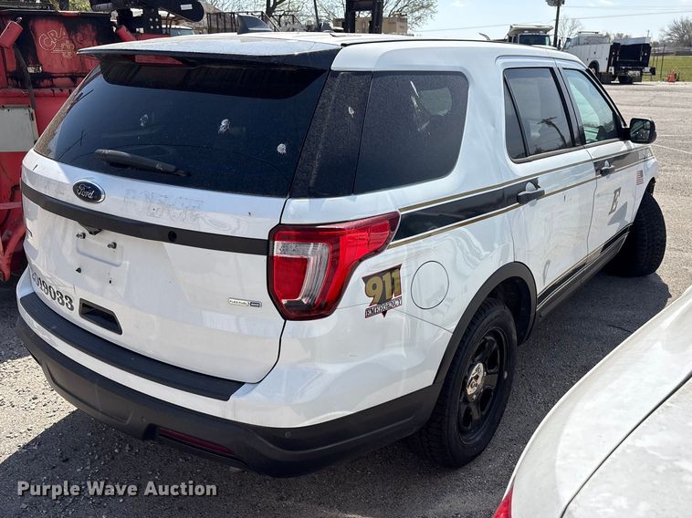 image for item FB8656 2019 Ford Explorer Police Interceptor SUV