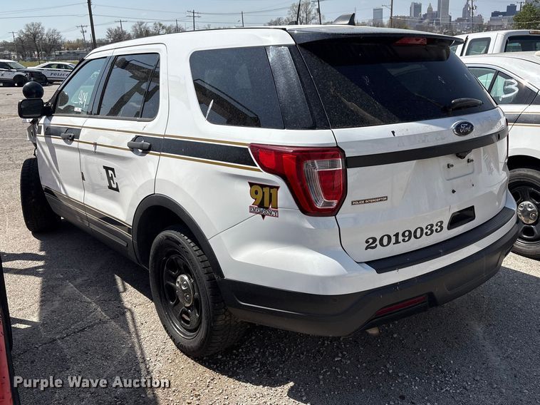 image for item FB8656 2019 Ford Explorer Police Interceptor SUV