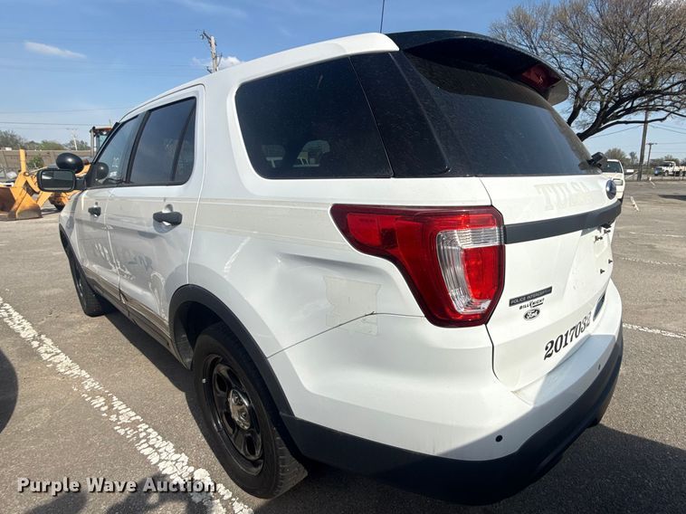 image for item FB8659 2017 Ford Explorer Police Interceptor SUV
