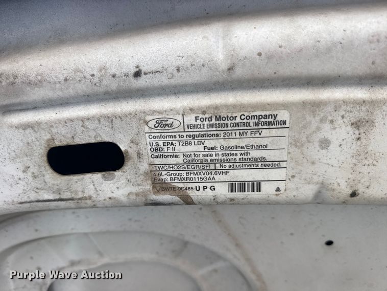 image for item FB8660 2011 Ford Crown Victoria Police Interceptor 