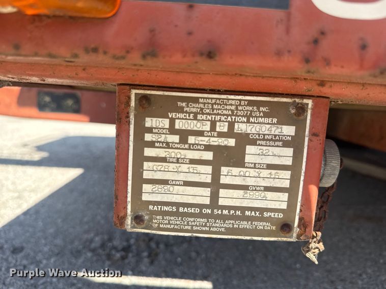 image for item FB8667 1989 Ditch Witch 1620 trencher