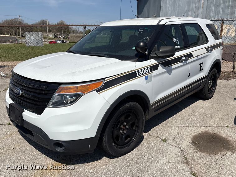 image for item FB8672 2013 Ford Explorer Police Interceptor SUV