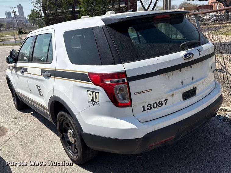image for item FB8672 2013 Ford Explorer Police Interceptor SUV