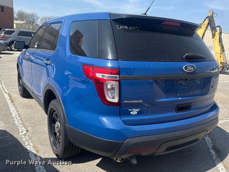 image for item FB8675 2014 Ford Explorer Police Interceptor SUV