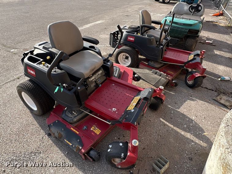 image for item FB8687 (2) 2017 Toro Time Cutter MX6050 ZTR lawn mowers