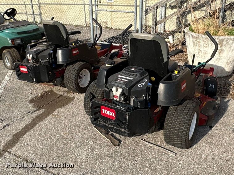 image for item FB8687 (2) 2017 Toro Time Cutter MX6050 ZTR lawn mowers