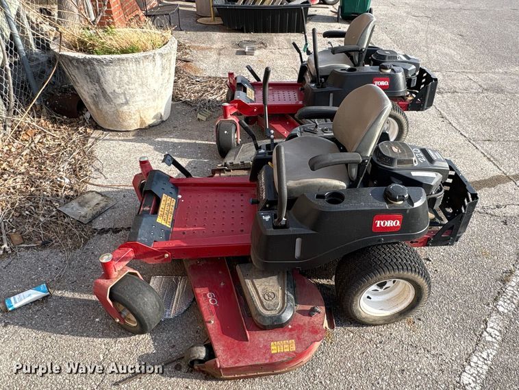 image for item FB8687 (2) 2017 Toro Time Cutter MX6050 ZTR lawn mowers