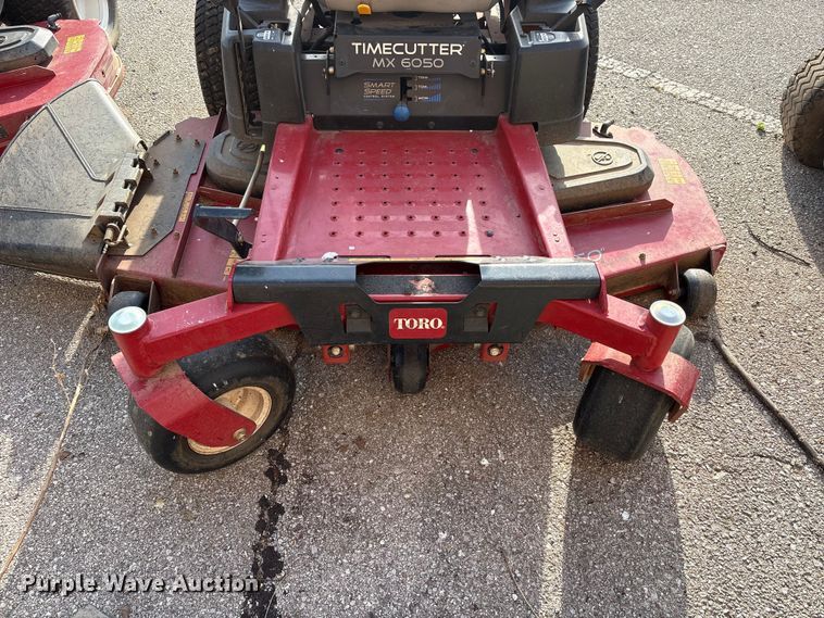 image for item FB8687 (2) 2017 Toro Time Cutter MX6050 ZTR lawn mowers