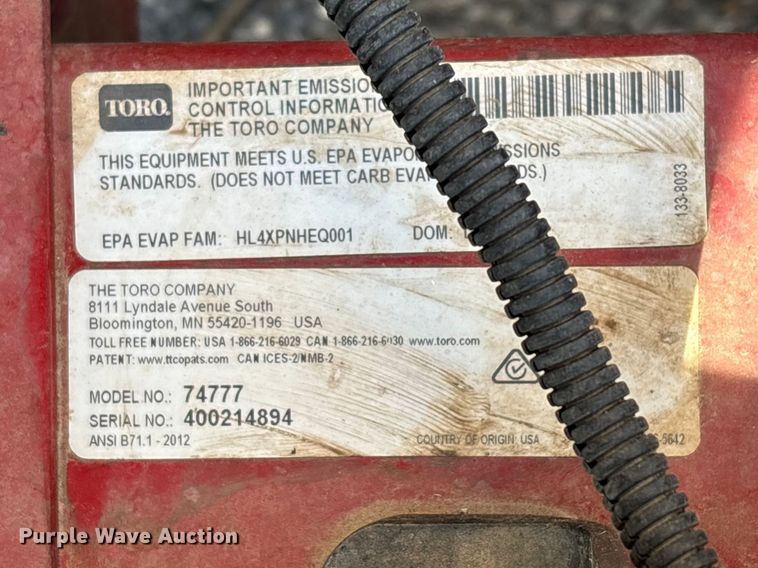 image for item FB8687 (2) 2017 Toro Time Cutter MX6050 ZTR lawn mowers