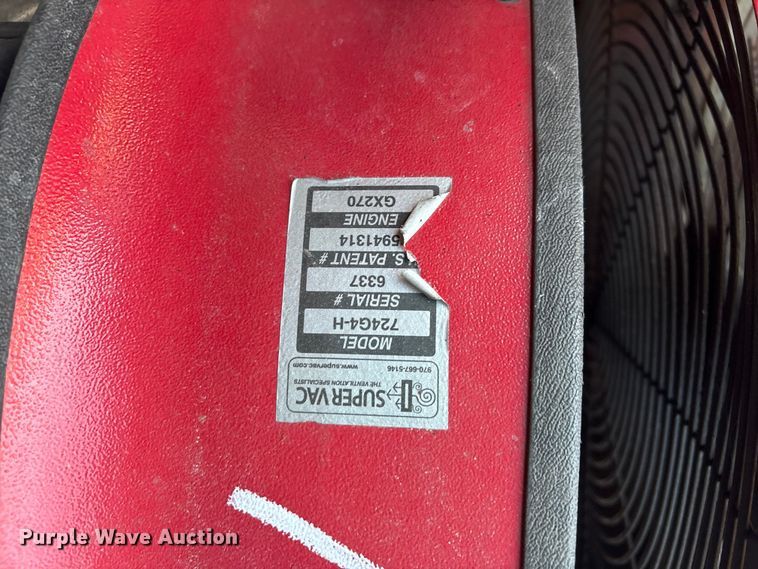 image for item FB8689 (2) Super Vac 724G4-H fans