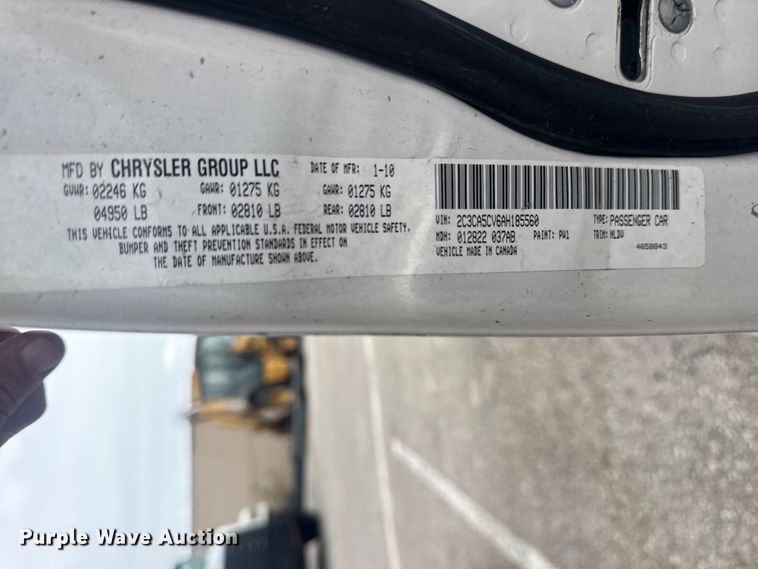 image for item FB8699 2010 Chrysler 300 