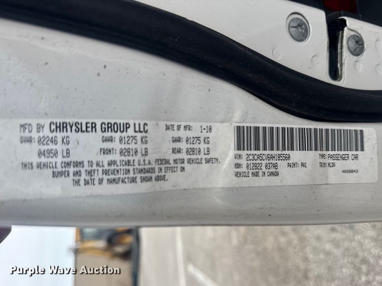 image for item FB8699 2010 Chrysler 300 