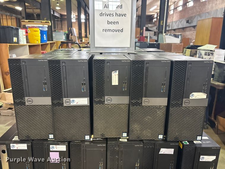 image for item FB8701 Approximately 64 Dell OptiPlex CPUs