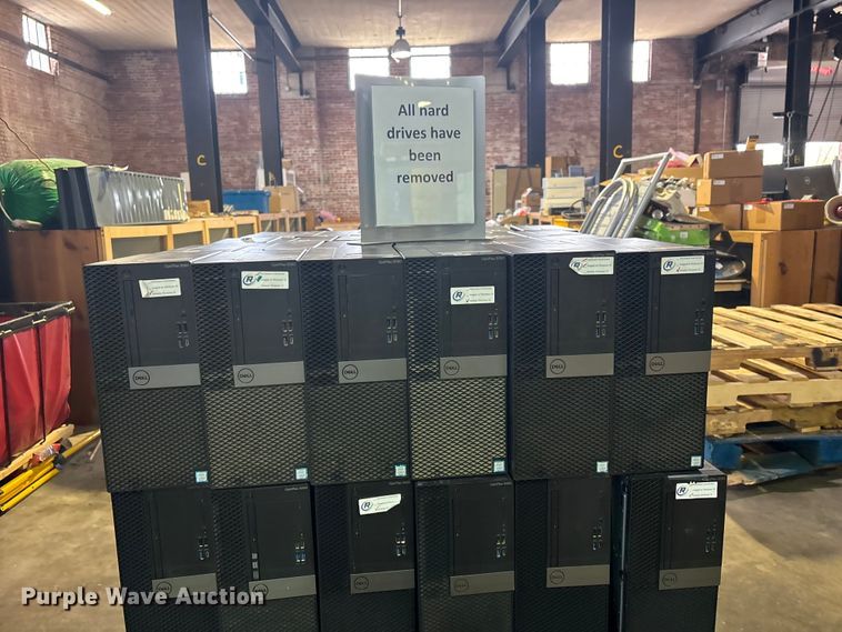 image for item FB8702 Approximately 72 Dell OptiPlex 5060 CPUs