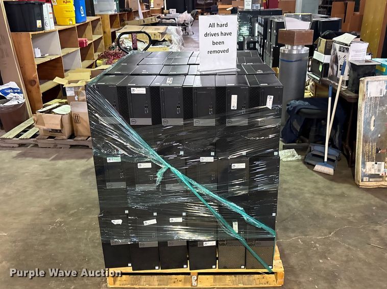 image for item FB8707 Approximately 72 Dell OptiPlex 5060 CPUs