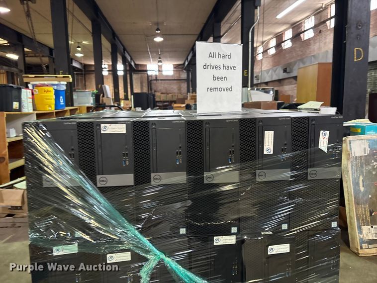 image for item FB8707 Approximately 72 Dell OptiPlex 5060 CPUs