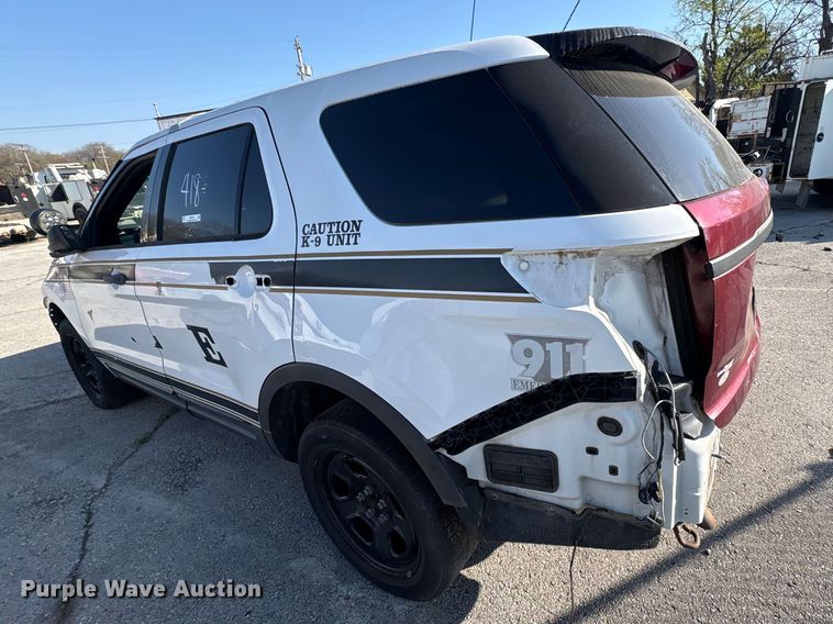image for item FB8710 2015 Ford Explorer Police Interceptor SUV