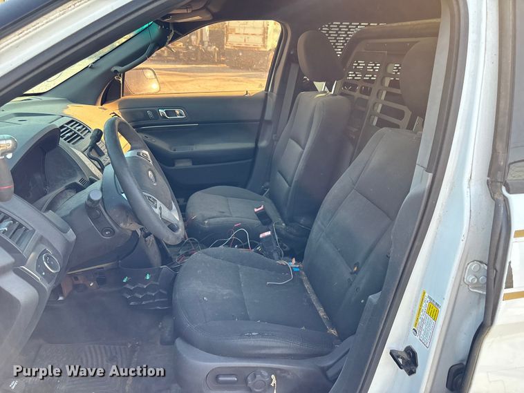image for item FB8710 2015 Ford Explorer Police Interceptor SUV