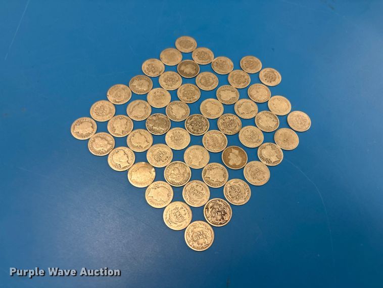 image for item FB8721 Approximately 50 Barber coins