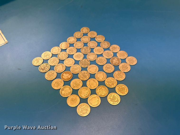 image for item FB8721 Approximately 50 Barber coins