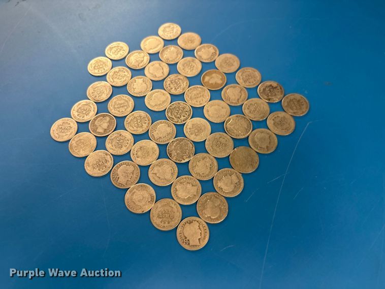 image for item FB8721 Approximately 50 Barber coins