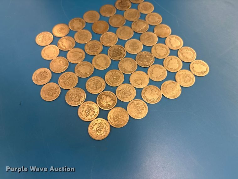 image for item FB8721 Approximately 50 Barber coins