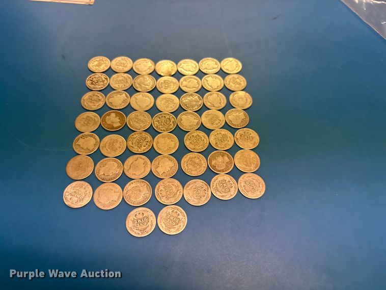 image for item FB8721 Approximately 50 Barber coins