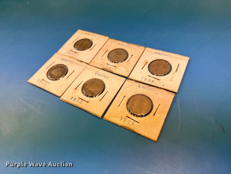 image for item FB8724 (6) Liberty Head V nickels
