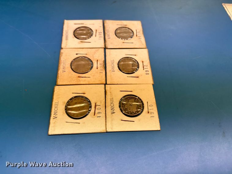 image for item FB8724 (6) Liberty Head V nickels