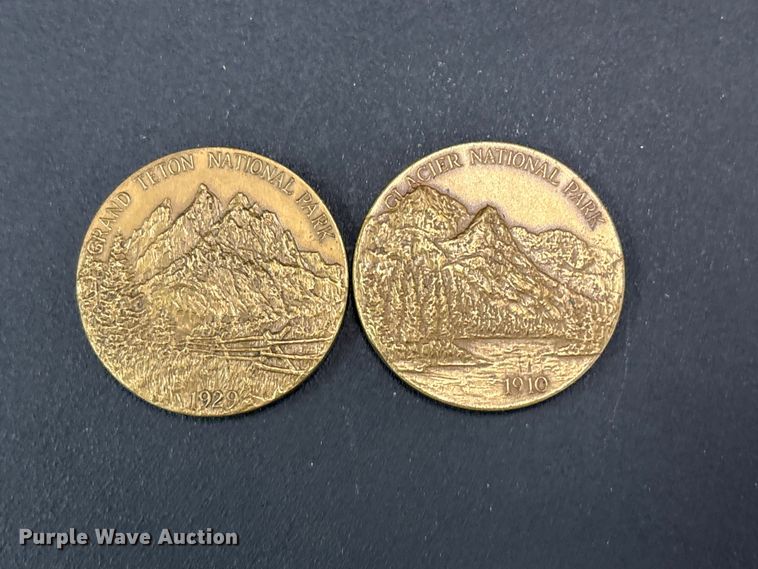 image for item FB8725 (2) commemorative National Park coins