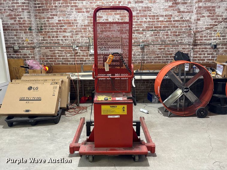 image for item FB8729 Wesco PASFL-76-42-3550S pallet stacker