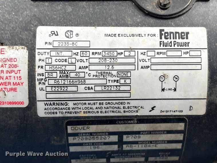 image for item FB8733 Rotary Lift SM122-9 four post automotive lift